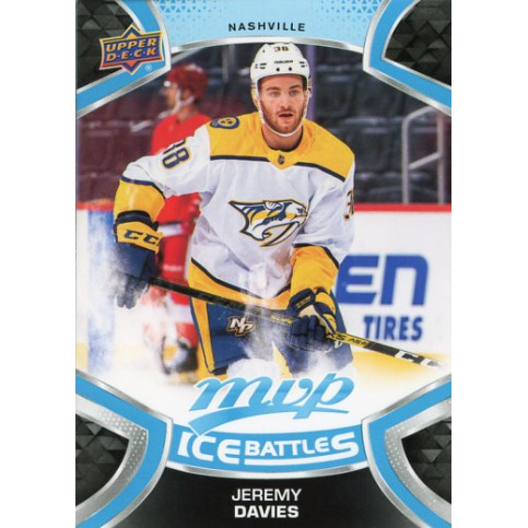 JEREMY DAVIES insert RC 21-22 UD MVP Ice Battles