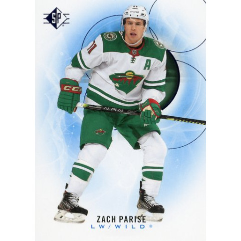 ZACH PARISE paralel 20-21 UD SP Blue 