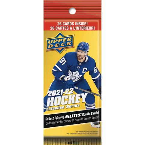 2021-22 UD Extended Series Hockey FAT Pack Box