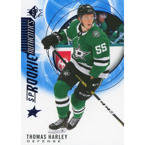 THOMAS HARLEY insert RC 20-21 UD SP Rookie Authentics Blue