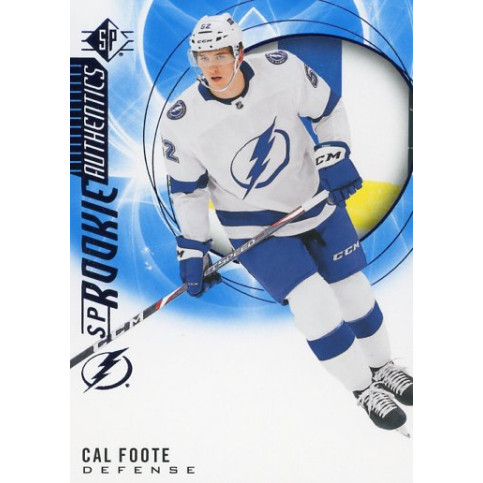 CAL FOOTE insert RC 20-21 UD SP Rookie Authentics Blue