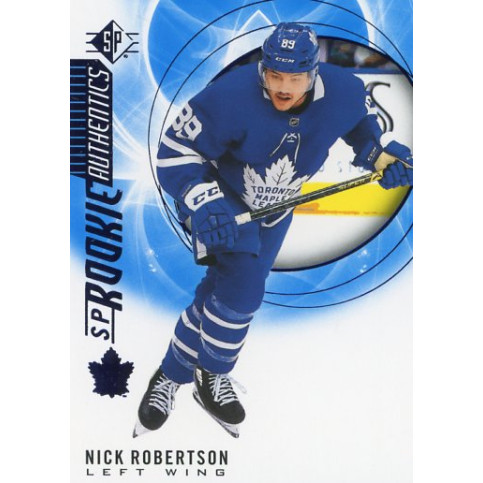 NICK ROBERTSON insert RC 20-21 UD SP Rookie Authentics Blue
