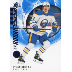 DYLAN COZENS insert RC 20-21 UD SP Rookie Authentics Blue