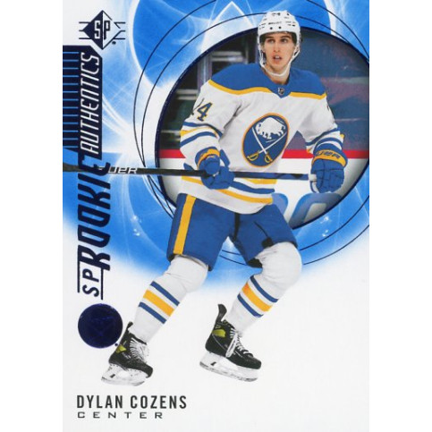 DYLAN COZENS insert RC 20-21 UD SP Rookie Authentics Blue