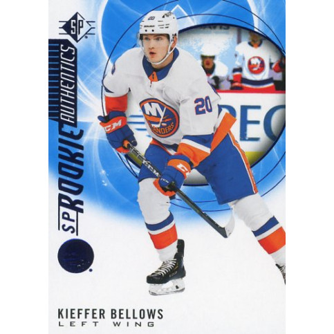 KIEFER BELLOWS insert RC 20-21 UD SP Rookie Authentics Blue