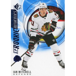 IAN MITCHELL insert RC 20-21 UD SP Rookie Authentics Blue