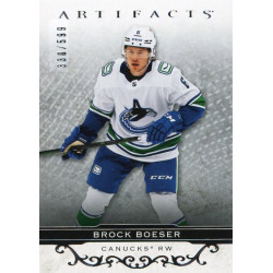 BROCK BOESER insert 21-22 UD Artifacts Stars /599