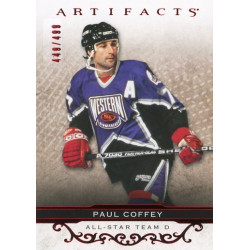 PAUL COFFEY insert 21-22 UD Artifacts Legends Ruby /499