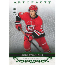 SEBASTIAN AHO insert 21-22 UD Artifacts Stars Emerald /99