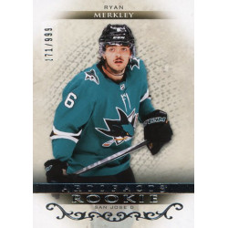 RYAN MERKLEY insert RC 21-22 UD Artifacts Rookie Extended /999