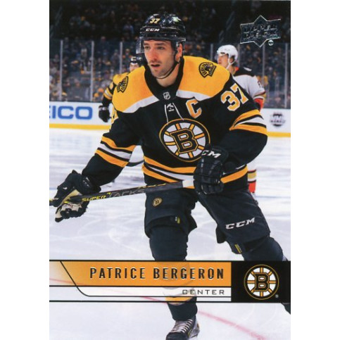 PATRICE BERGERON insert 21-22 UD Extended 06-07 Retro