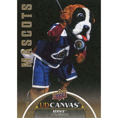 BERNIE THE ST. BERNARD insert 21-22 UD Extended Canvas Mascots 