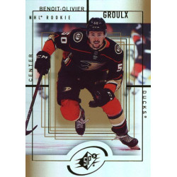 BENOIT-OLIVIER GROULX insert RC 21-22 UD Extended 99-00 SPx Retro Rookie