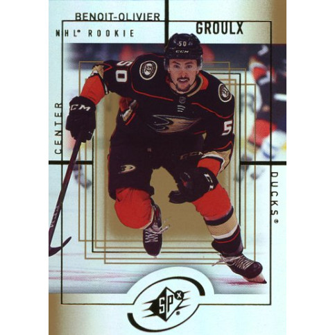 BENOIT-OLIVIER GROULX insert RC 21-22 UD Extended 99-00 SPx Retro Rookie