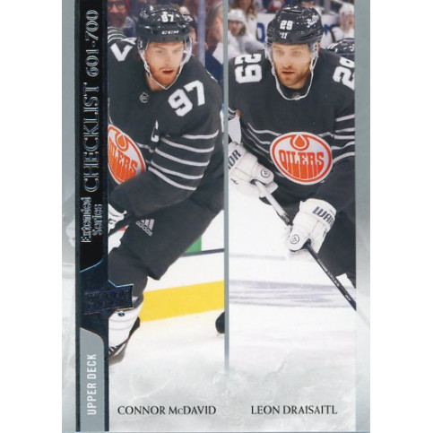 CONNOR MCDAVID/LEON DRAISAITL CL 20-21 řadová 20-21 UD Extended