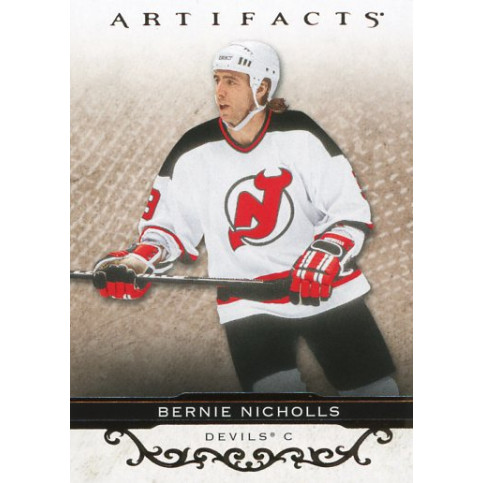 BERNIE NICHOLLS paralel 21-22 UD Artifacts Legends Rose Gold