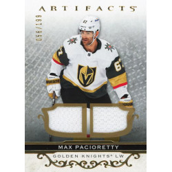 MAX PACIORETTY jersey 21-22 UD Artifacts Material Gold /199