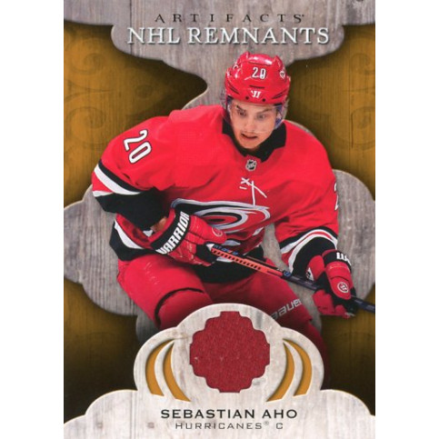 SEBASTIAN AHO jersey 21-22 UD Artifacts NHL Remnants