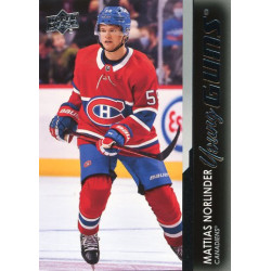 MATTIAS NORLINDER insert RC 21-22 UD Extended Young Guns