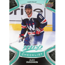 ALEX OVECHKIN řadová 21-22 UD MVP CHECKLIST