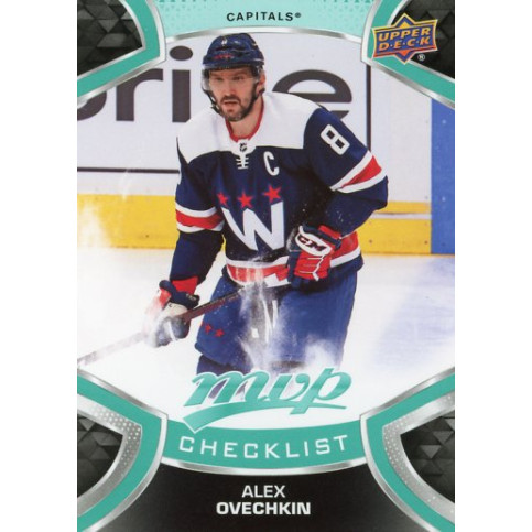 ALEX OVECHKIN řadová 21-22 UD MVP CHECKLIST