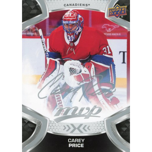 CAREY PRICE paralel 21-22 UD MVP Silver Script