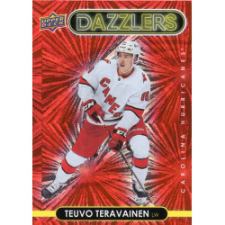 TEUVO TERAVAINEN paralel 21-22 UD Series 1 Dazzlers Red