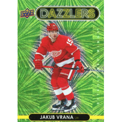 JAKUB VRANA paralel 21-22 UD Series 1 Dazzlers Green