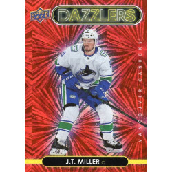 J.T. MILLER paralel 21-22 UD Series 1 Dazzlers Red