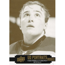 UKKO-PEKKA LUUKKONEN insert RC 21-22 UD Series 1 Portraits Rookies