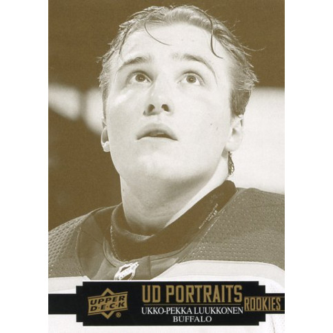 UKKO-PEKKA LUUKKONEN insert RC 21-22 UD Series 1 Portraits Rookies