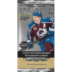 2021-22 UD Artifacts Hockey Hobby Balíček